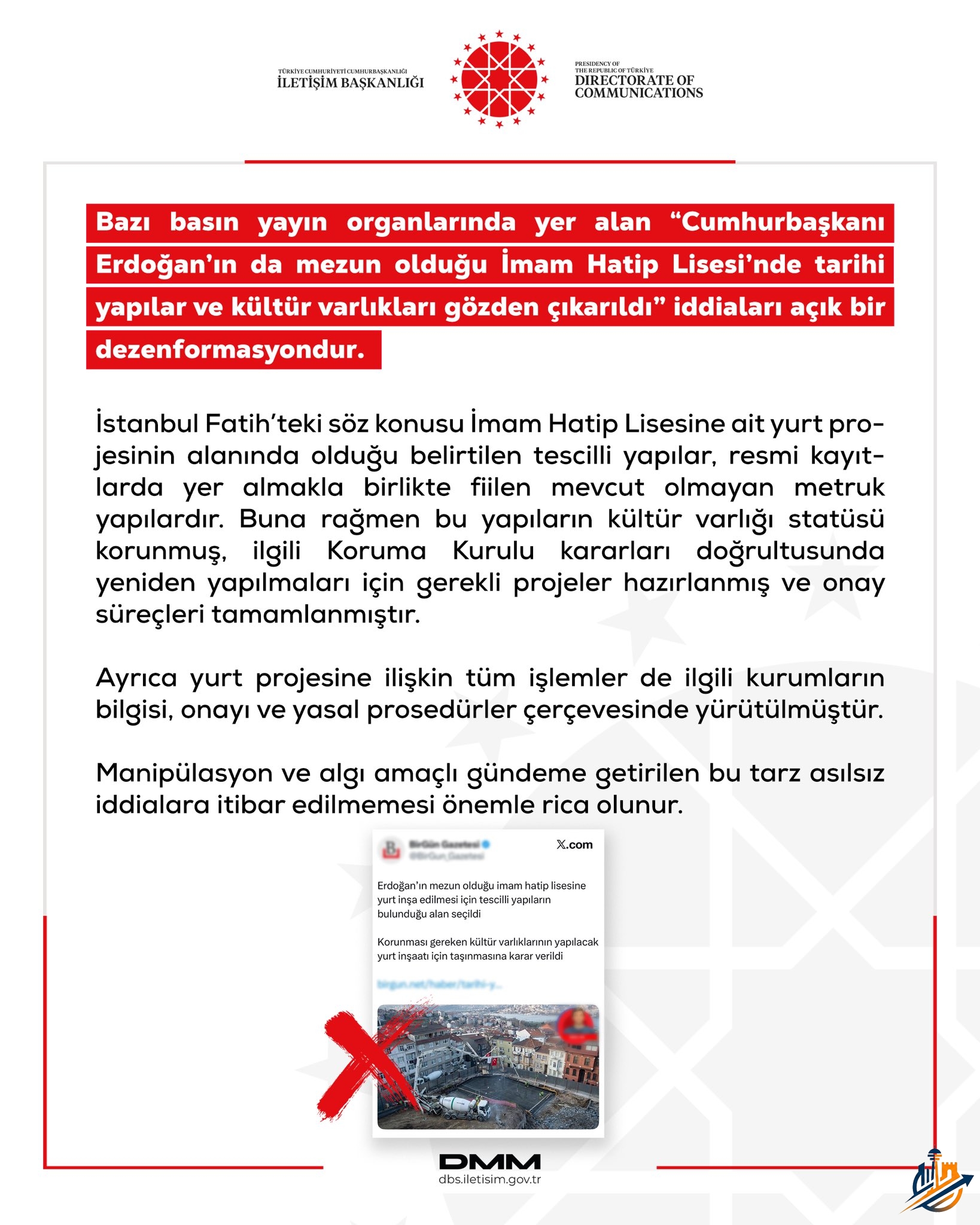 Fatih’teki İmam Hatip Lisesi İddialarına Yanıt: Tarihi Yapılar Koruma Altında