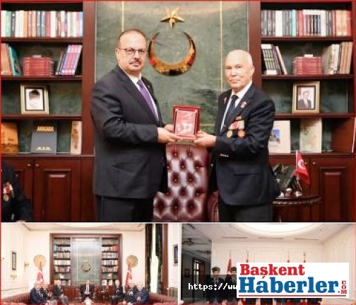 Vali Canbolat, Türkiye Muharip Gaziler Derneği Heyetini Kabul Etti