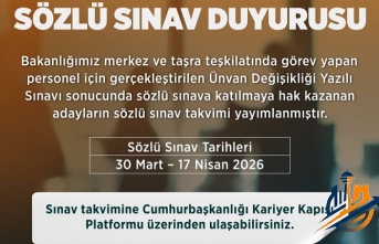 Bakanlıkta "Kariyer" Maratonu Başlıyor: Ünvan Değişikliği Sözlü Sınav Takvimi Açıklandı