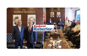 Bağlumlular Dernek Başkanı Bülent Ersöz'den Keçiören Belediye Başkanı Dr. Mesut Özarslan'a Ziyaret