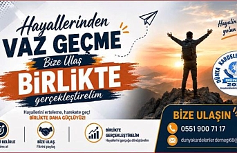 Dünya Kardelenler Derneği'nden "Hayallerinden Vazgeçme" Projesi