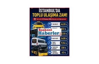İstanbul'da Toplu Ulaşıma Zam! İşte 20 Temmuz'dan İtibaren Geçerli Yeni Ücretler