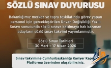Bakanlıkta "Kariyer" Maratonu Başlıyor: Ünvan Değişikliği Sözlü Sınav Takvimi Açıklandı