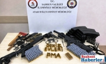 Samsun Atakum'da Ruhsatsız Silah Operasyonu: Çok Sayıda Mühimmat Ele Geçirildi