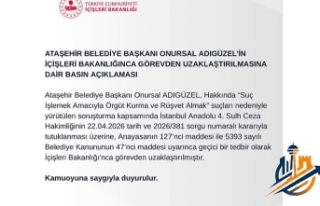 Ataşehir’de "Görevden Uzaklaştırma"...