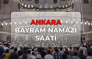DİYANET Ankara bayram namazı saati 2026! Ankara...