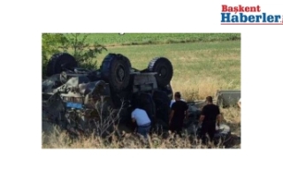 Konya Ereğli'de Askeri Araç Şarampole Devrildi:...