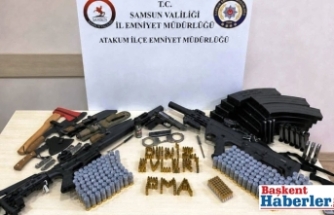 Samsun Atakum'da Ruhsatsız Silah Operasyonu: Çok Sayıda Mühimmat Ele Geçirildi