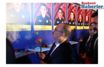 Vali Yakup Canbolat ve İçişleri Bakanı Mustafa Çiftçi, Gölbaşı'nda 15 Temmuz Şehitlerini Andı