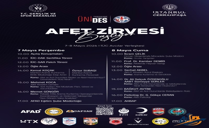 İÜC Avcılar Yerleşkesi’nde Dev Organizasyon: Afet Zirvesi Başlıyor!