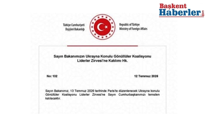 Bakan Fidan, Cumhurbaşkanı Erdoğan'ı Temsilen Paris'teki Ukrayna Zirvesi'ne Katılacak