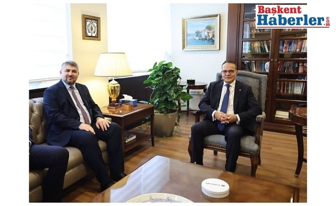 Bulgaristan Başmüftüsü Ahmed Hasanov, Dışişleri Bakan Yardımcısı Mehmet Kemal Bozay ile Görüştü
