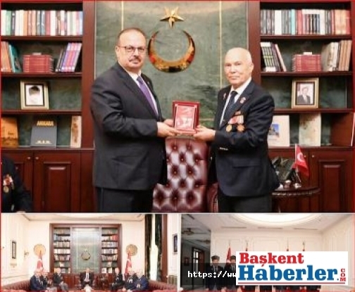 Vali Canbolat, Türkiye Muharip Gaziler Derneği Heyetini Kabul Etti