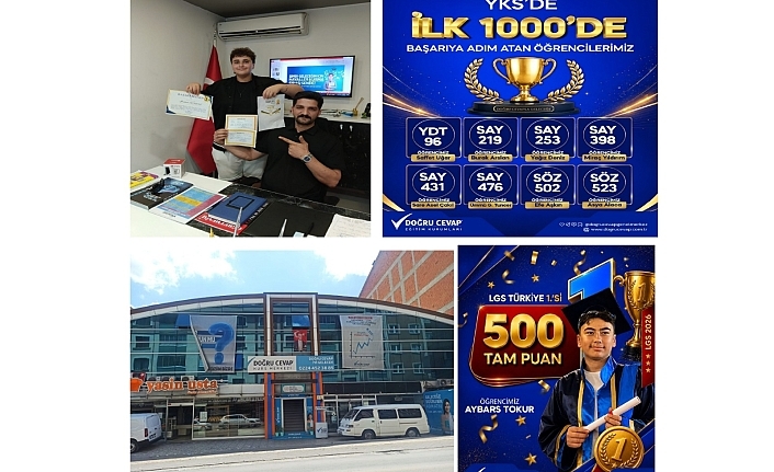Türkiye'nin İlk Ulusal Kurs Markası Doğru Cevap Eğitim Kurumları'ndan Çifte Gurur Yaşandı